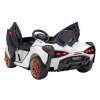 Dětské sportovní autíčko Lamborghini SIAN | bílá  dálkový ovladač | EVA kola | 106W | BLUETOOTH, USB