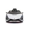 Dětské sportovní autíčko Lamborghini SIAN | bílá  dálkový ovladač | EVA kola | 106W | BLUETOOTH, USB