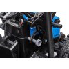 MEGA dětský elektrický traktor D68 s valníkem a nakladačem | 2x200W | modrá
