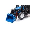 MEGA dětský elektrický traktor D68 s valníkem a nakladačem | 2x200W | modrá