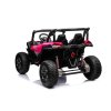 Buggy UTV X3 XXL | 4x200W | 24V 7Ah | růžová  EVA kola | odpružení | 800W