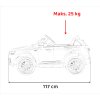 Audi Q7 | nový LIFT | 2x35W | černá  EVA kola | bluetooth | 12V 7Ah | pomalý start