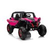 Dětská elektrická buggy UTV-MX 2000N | 4x75W | růžová  EVA kola | 2 baterie 12V 7Ah | 2 místa | indikátor nabití