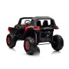 Dětská elektrická buggy UTV-MX 2000N | 4x75W | červená  EVA kola | 2 baterie 12V 7Ah | 2 místa | indikátor nabití