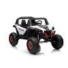 Dětská elektrická Buggy UTV-MX 2000N | 4x75W | bílá  EVA kola | 2 baterie 12V 7Ah | 2 místa | indikátor nabití
