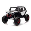 Dětská elektrická Buggy UTV-MX 2000N | 4x75W | bílá  EVA kola | 2 baterie 12V 7Ah | 2 místa | indikátor nabití