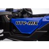 Dětská elektrická buggy UTV-MX 2000N | 4x75W | modrá  EVA kola | 2 baterie 12V 7Ah | 2 místa | indikátor nabití