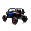 Dětská elektrická buggy UTV-MX 2000N | 4x75W | modrá  EVA kola | 2 baterie 12V 7Ah | 2 místa | indikátor nabití