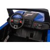 Dětská elektrická buggy UTV-MX 2000N | 4x75W | modrá  EVA kola | 2 baterie 12V 7Ah | 2 místa | indikátor nabití