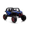 Dětská elektrická buggy UTV-MX 2000N | 4x75W | modrá  EVA kola | 2 baterie 12V 7Ah | 2 místa | indikátor nabití