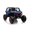 Dětská elektrická buggy UTV-MX 2000N | 4x75W | modrá  EVA kola | 2 baterie 12V 7Ah | 2 místa | indikátor nabití