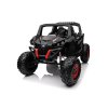 Dětská elektrická buggy UTV-MX 2000N | 4x75W | černá  EVA kola | 2 baterie 12V 7Ah | 2 místa | indikátor nabití