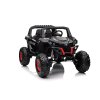 Dětská elektrická buggy UTV-MX 2000N | 4x75W | černá  EVA kola | 2 baterie 12V 7Ah | 2 místa | indikátor nabití