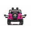 Elektrické auto pro děti Jeep Wrangler Rubicon | růžová  EVA kola | LED světla | 180W výkon