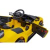 Dětské elektrické autíčko Maserati MC20 GT2 - žlutá  dálkové ovládání, EVA kola, FM rádio + Řidičský průkaz + Pexeso