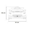 Dětské elektrické Maserati MC20 GT2 | modrá  dálkové ovládání, EVA kola, FM rádio