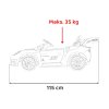 Dětské elektrické Maserati MC20 GT2 | černá  dálkové ovládání, EVA kola, FM rádio