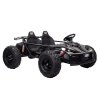 Elektrické autíčko buggy GENERAL 63 | 800W |  černá  obrovská buggy s nosností až 150kg! Nafukovací kola + Řidičský průkaz + Pexeso