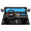 Elektrické auto buggy  | šestikolka | 180W | modrá  EVA kola | 180W | elektricky sklopná korba