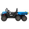 Elektrické auto buggy  | šestikolka | 180W | modrá  EVA kola | 180W | elektricky sklopná korba
