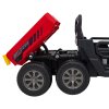 Elektrické auto buggy  | šestikolka | 180W | červená  EVA kola | 180W | elektricky sklopná korba