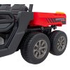 Elektrické auto buggy  | šestikolka | 180W | červená  EVA kola | 180W | elektricky sklopná korba