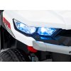 Elektrické auto buggy  | šestikolka | 180W | bílá  EVA kola | 180W | elektricky sklopná korba