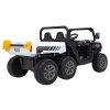 Elektrické auto buggy  | šestikolka | 180W | bílá  EVA kola | 180W | elektricky sklopná korba