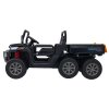 Elektrické auto buggy  | šestikolka | 180W | černá  EVA kola | 180W | elektricky sklopná korba