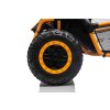 Elektrická buggy FASTER 4x4 24V | žlutá  EVA kola | 24V 10Ah | 300W