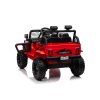 Dětské elektrické terénní autíčko OFF ROAD 4x4 | 4x35W | červená  tereňák | EVA kola | 140W výkon | startování klíčem