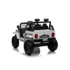 Dětské elektrické terénní autíčko OFF ROAD 4x4 | 4x35W | bílá  tereňák | EVA kola | 140W výkon | startování klíčem