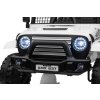Dětské elektrické terénní autíčko OFF ROAD 4x4 | 4x35W | bílá  tereňák | EVA kola | 140W výkon | startování klíčem