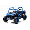 Elektrické auto buggy | FARMER TRUCK PLUS | modrá  + Řidičský průkaz + Pexeso