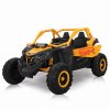 Dětská elektrická buggy SUPER 66 | 4x75W | žlutá  300W | EVA kola | funkce houpací koně | držák nápojů