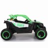 Dětská elektrická buggy SUPER 66 | 4x75W | zelená  300W | EVA kola | funkce houpací koně | držák nápojů