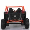 Dětská elektrická buggy SUPER 66 | 4x75W | oranžová  300W | EVA kola | funkce houpací koně | držák nápojů