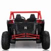 Dětská elektrická buggy SUPER 66 | 4x75W | červená  300W | EVA kola | funkce houpací koně | držák nápojů
