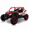 Dětská elektrická buggy SUPER 66 | 4x75W | červená  300W | EVA kola | funkce houpací koně | držák nápojů