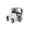 Dětský elektrický kamion Scania R-SERIE | bílá  EVA kola | hudba | osvětlení