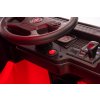 Dětský elektrický kamion Scania R-SERIE | červená  EVA kola | hudba | osvětlení