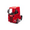 Dětský elektrický kamion Scania R-SERIE | červená  EVA kola | hudba | osvětlení