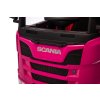 Dětský elektrický kamion Scania R-SERIE | růžová  EVA kola | hudba | osvětlení