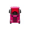 Dětský elektrický kamion Scania R-SERIE | růžová  EVA kola | hudba | osvětlení