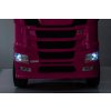 Dětský elektrický kamion Scania R-SERIE | růžová  EVA kola | hudba | osvětlení