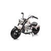 Dětská elektrická motorka Chopper Warrior 350W - bílá  Nafukovací kola | 350W | 18V 9Ah