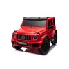 Mercedes Benz G63 AMG XXL | 4x200W | MP4 panel | červená  EVA kola | dotykový MP4 displej | úložný kufr | stěrače | nosnost až 80kg