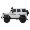 Mercedes Benz G63 AMG XXL | 4x200W | MP4 panel |  bílá  EVA kola | dotykový MP4 displej | úložný kufr | stěrače | nosnost až 80kg