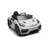 Dětské elektrické Porsche 718 Spyder | 2x45W | MP4 panel | bílá  MP4 panel