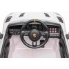 Dětské elektrické Porsche 718 Spyder | 2x45W | MP4 panel | bílá  MP4 panel